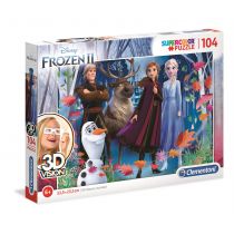 Clementoni Puzzle 104 3D Frozen 2