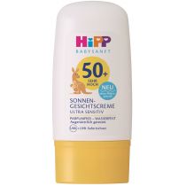 Hipp Babysanft Krem ochronny do twarzy na słońce od 1. dnia życia Ultra Sensitiv SPF50+ 30 ml