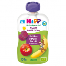 HIPP - BIO mus jabłka banany buraki