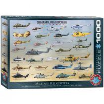 Eurographics puzzle części 1000 wojskowy Helikopter 00088