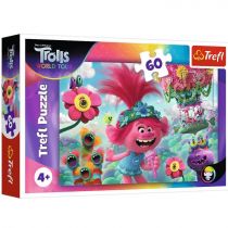 Trefl Puzzle 60el W muzycznym świecei Trolli 17344