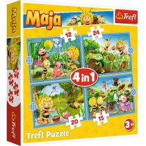 Puzzle 4W1 Przygody Pszczółki Mai 34356