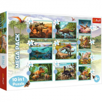 Trefl Puzzle 10w1 Poznaj wszystkie dinozaury