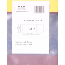 Okładka książkowa regulowana B5/8R (25szt) D&D