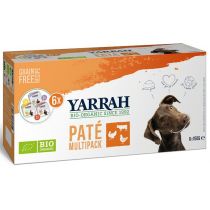 Yarrah (karma dla kotów i psów) (DLA PSA) MULTIPACK PASZTET EKO (6 x 150 g) 900 g - 8714265975103