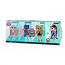 MGA Entertainment Lalki L.O.L. Surprise OMG 4-pak GXP-794156