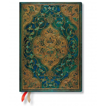 Paperblanks Kalendarz książkowy midi 2021 12M Turquoise