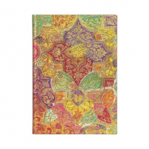 Paperblanks Notatniki Softcover Flexis papier brokatowy | w linie | Midi (130 × 180 mm) FB7263-8