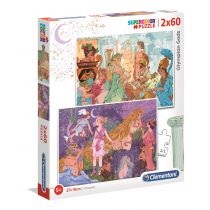 Clementoni Puzzle 2x60 Super Kolor Olympian Gods