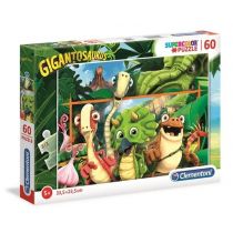 Puzzle 60 el. Supercolor. Gigantosaurus Clementoni