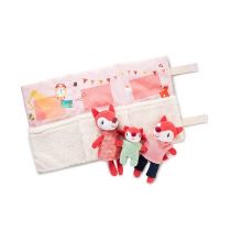 Lilliputiens Mini - Przytulanki Rodzina Lisków z Rozkładaną Matą Lisiczka Alice 2 Lata+