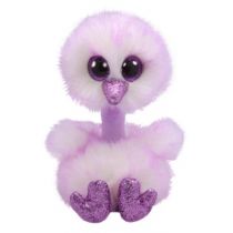 Ty Beanie Boss Kenya - lawendowy Struś 24cm -