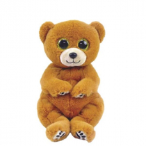 Ty Beanie Babies-Pluszowy Duncan niedźwiedź 15 cm, brązowy, TY40549 TY40549