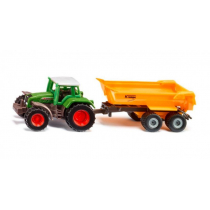 Traktor Fendt z wywrotką kolebkową Krampe