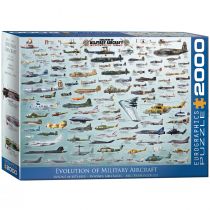 Eurographics puzzle 2000 PC Evolution of Military Aircraft New (eg82200578)