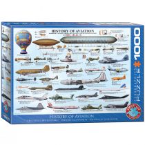 Eurographics Puzzle 1000 Historia lotnictwa 6000-0086