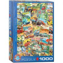 Eurographics Puzzle 1000 Stare plakaty, Podróże -