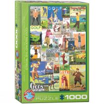 Eurographics Puzzle 1000 elementów Stare plakaty golf