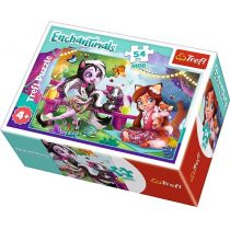 Trefl Puzzle 54 mini Wesoły dzień Enchantimals 2