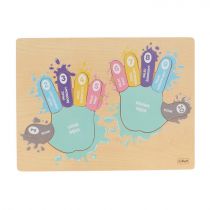 Trefl Paluszki liczbuszki Zabawka drewniana 61396