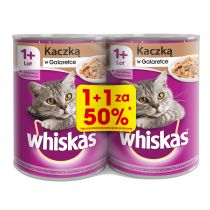 Whiskas Adult dla Kota KACZKA W GALARETCE Zestaw 2x 400g 425478-WHI-G-KAC-400