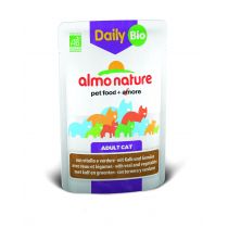 Almo Nature Daily Bio Kot - Cielęcina i warzywa saszetka 70g [5283] MS_15540