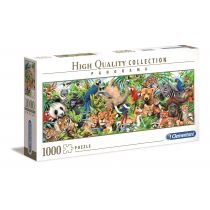 Clementoni Puzzle 1000el panorama Dzikie zwierzęta 39517