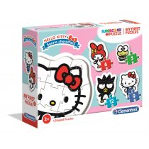 Moje pierwsze puzzle 4w1 Hello Kitty Clementoni