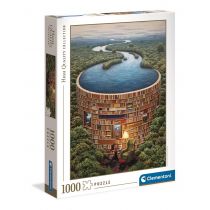 Clementoni Puzzle 1000 elementów. High Quality. Bibliodame