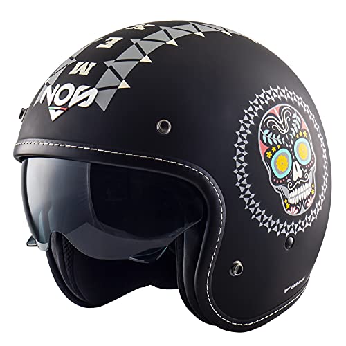 KASK MOTOCYKLOWY NOS NS-1, XL, MEXICAN