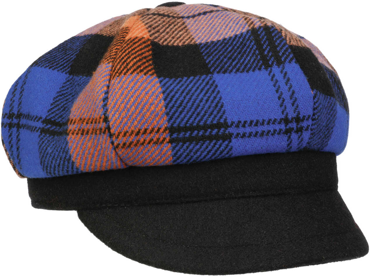 Czapka Kaszkiet Ventisa Check, pomarańczowy, One Size