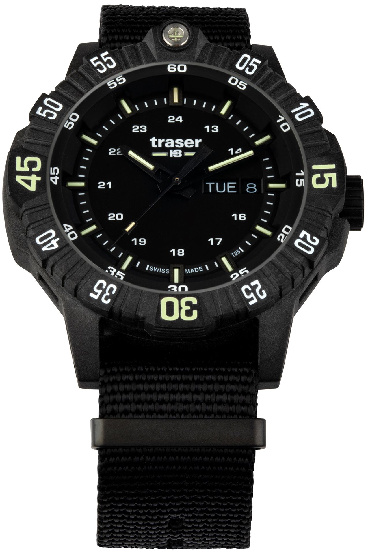 Zegarek Traser TS-110722 P99 Q Tactical Black NATO Strap