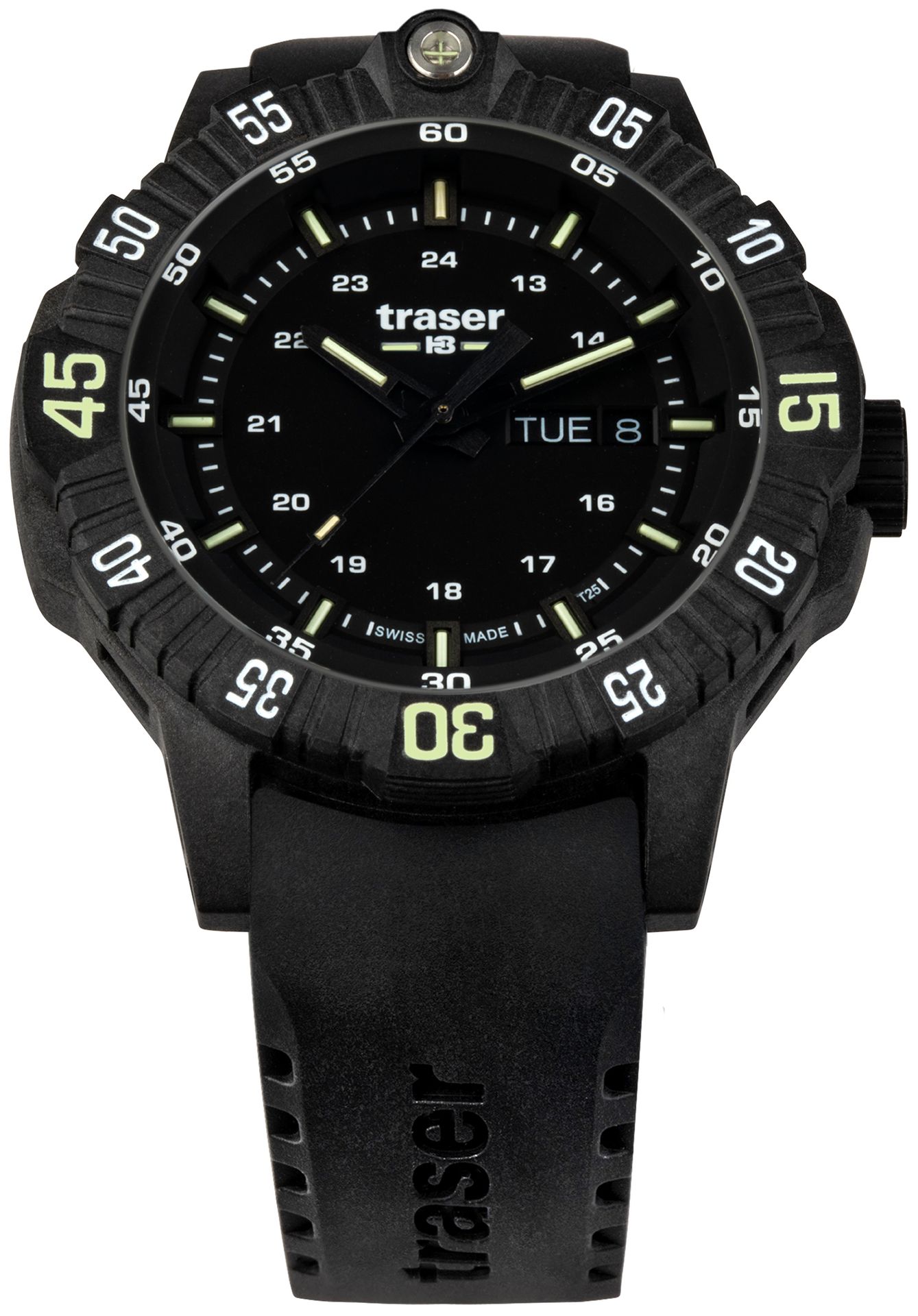 Zegarek Traser TS-110723 P99 Q Tactical Black Rubber Strap