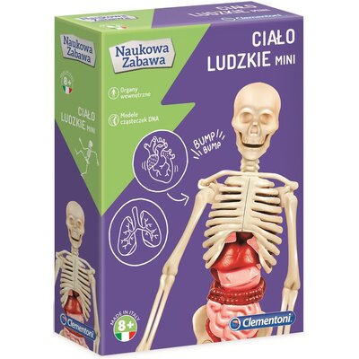 Clementoni Naukowa zabawa CIAŁO LUDZKIE MINI CLE50515