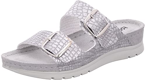 Rohde klapki damskie Cattolica 6152, rozmiar:38 EU, kolor:Srebrny