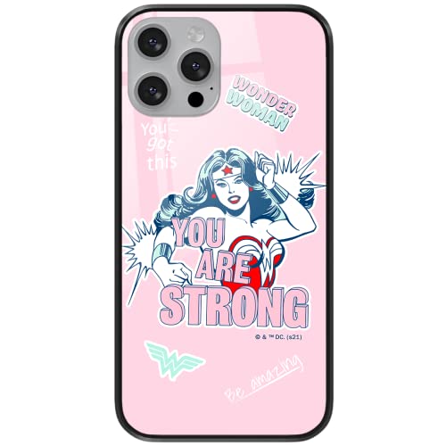 ERT GROUP etui na telefon Apple Iphone 6/6S, case oryginalny i oficjalnie licencjonowany przez DC, wzór Wonder Woman 026, wykonany z hartowanego szkła, optymalnie dopasowany, etui ochronne