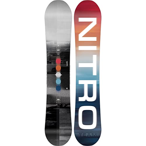 Nitro Snowboards męskie Team Wide BRD ´23, Freestyleboard, Directional Twin, Trüe Camber, All-Terrain, Wide, do dużych stóp