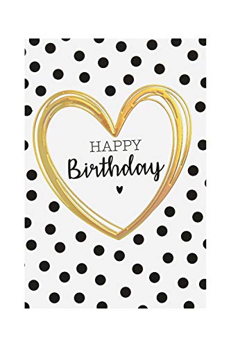 bsb Kartka urodzinowa życzenia urodzinowe – Happy Birthday – koperta jasnoszara