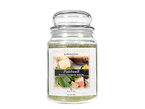Bonturi Domu, Nature Świeca zapachowa, 100% Wosk Roślinny, Paczula, 580 gr