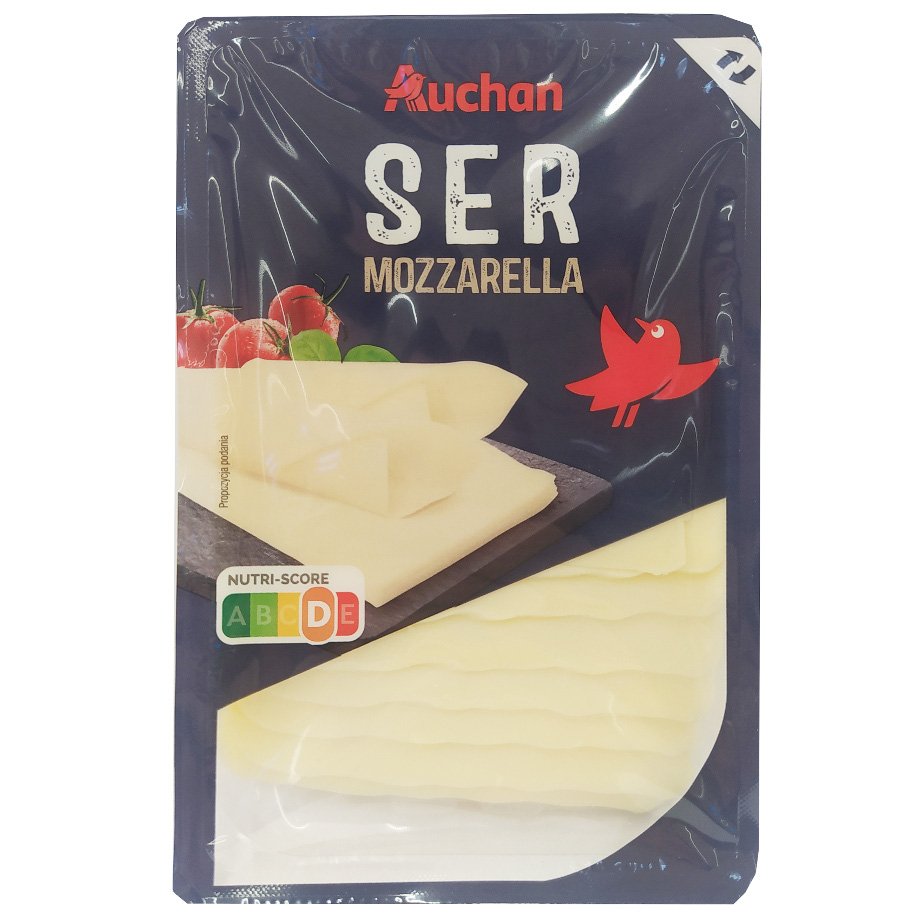 Auchan - Ser Mozzarella plastry