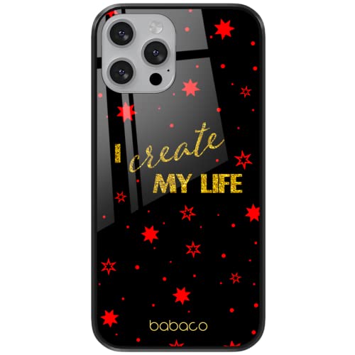 ERT GROUP etui na telefon Apple Iphone 7 PLUS/ 8 PLUS, case oryginalny i oficjalnie licencjonowany przez Babaco, wzór Positive vibes 006, wykonany z hartowanego szkła, etui ochronne