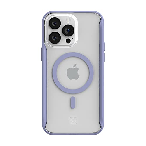 Incipio AeroGrip etui na telefon MagSafe, smukłe, dopasowane do kształtu i niewiarygodnie ochronne - mglista lawenda/przezroczyste (IPH-2023-MLC)
