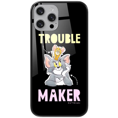 ERT GROUP etui na telefon Samsung S21 PLUS, case oryginalny i oficjalnie licencjonowany przez Tom and Jerry, wzór 006, wykonany z hartowanego szkła, optymalnie dopasowany, etui ochronne