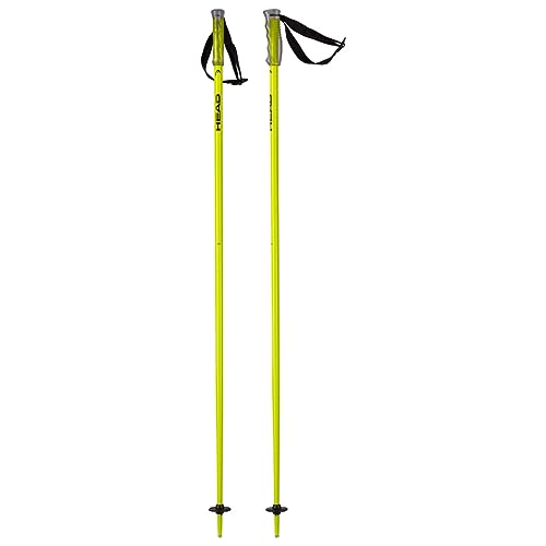 HEAD Unisex – kijki narciarskie dla dorosłych Multi Neon Yellow Black, czarny/neonowy żółty, 135
