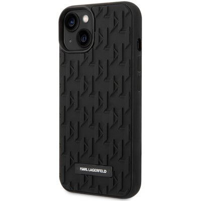 Etui KARL LAGERFELD 3D Monogram do Apple iPhone 14 Plus Czarny