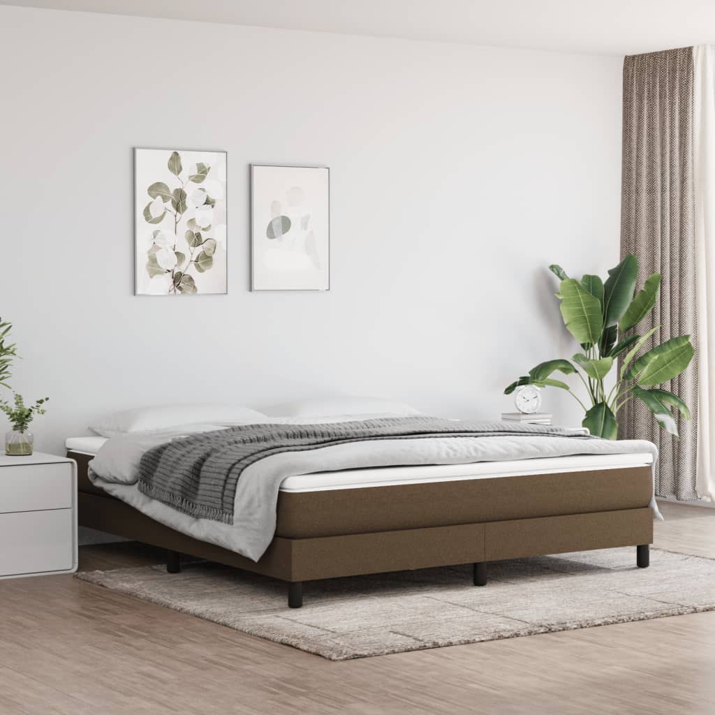 Lumarko Materac kieszeniowy ciemnobrązowy 160x200