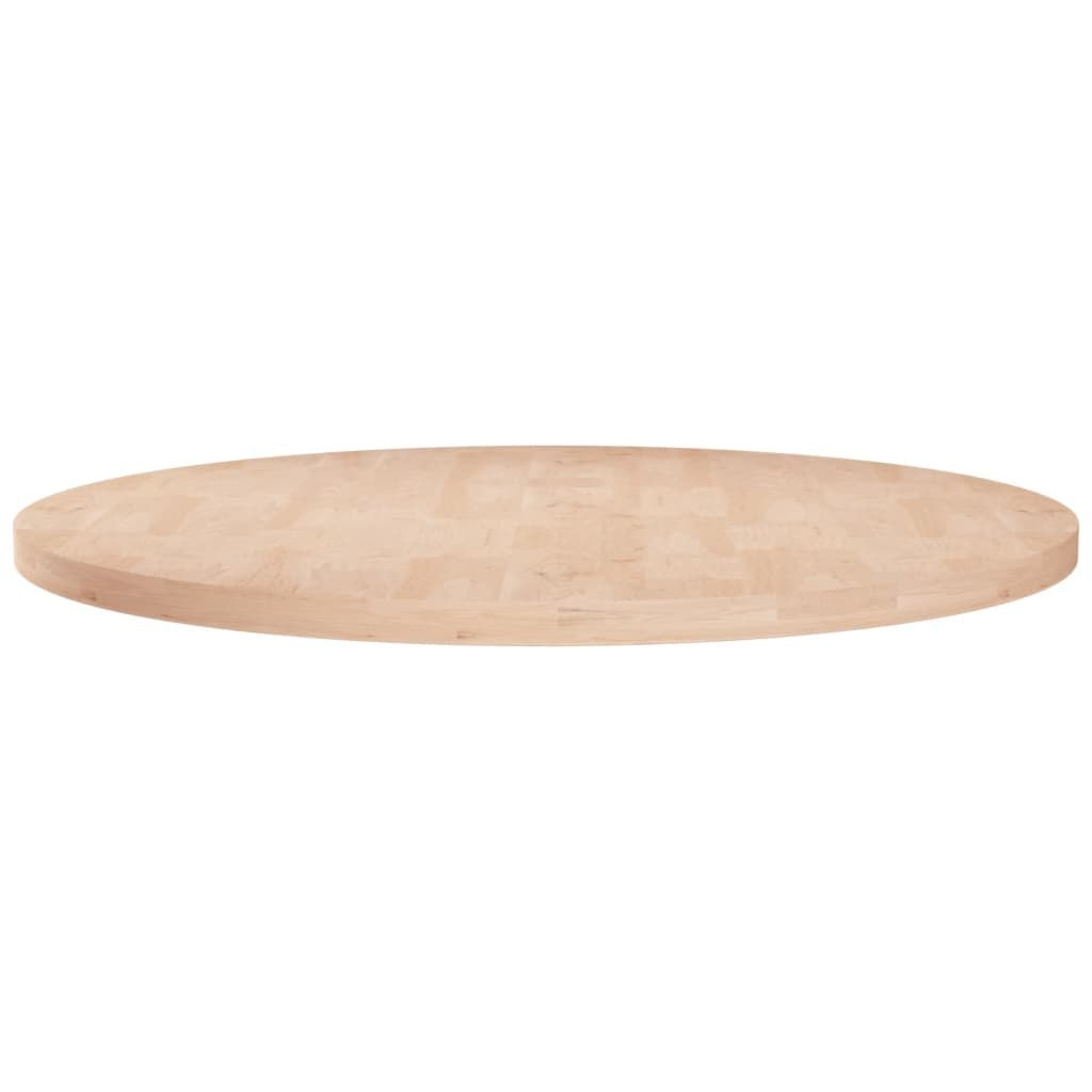 Okrągły blat do stolika, Ø60x2,5 cm, surowe drewno dębowe