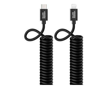 Zdjęcia - Kabel Silver Monkey  sprężynowy USB-C - Lightning MFI 1m - darmowy odbiór w 