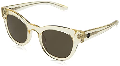 Dragon Damskie okulary przeciwsłoneczne DR JETT, vintage żółte/Ll G15, 49, Vintage Żółty/Ll G15, 49 EU