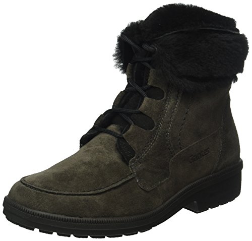 Ganter Damskie kozaki z krótką cholewką KATHY-K, szary - szary antracyt czarny 6201-38 EU X-Weit